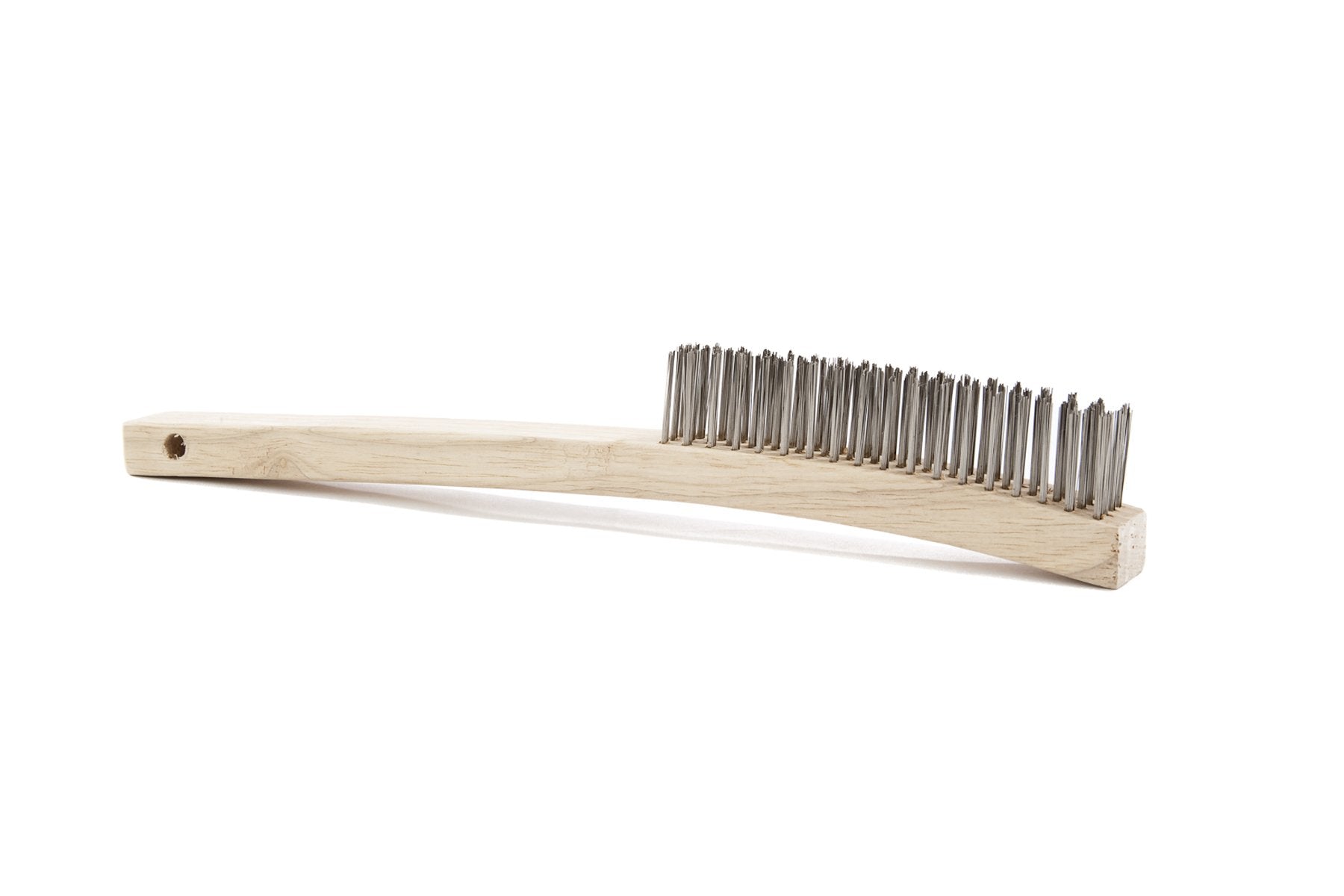 319-SS Stainless Steel LG Wire Brush Wood handle