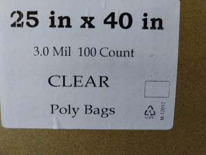 Clear Plastic Bag  100/CASE