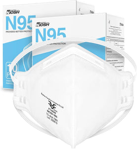 Approved N95 Mask Particulate Respirator - Pack of 20 Face Masks - Universal Fit