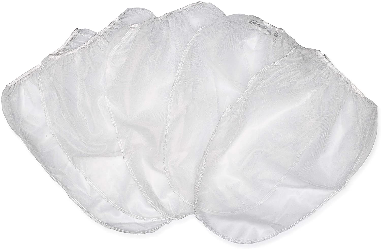 1 & 5 Gallon Paint Strainer Bags 200 Micron Fine Mesh Disposable Bag Filters with Elastic Top
