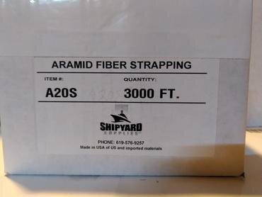1/2" x 1500' Aramid Flame Retardant Strapping